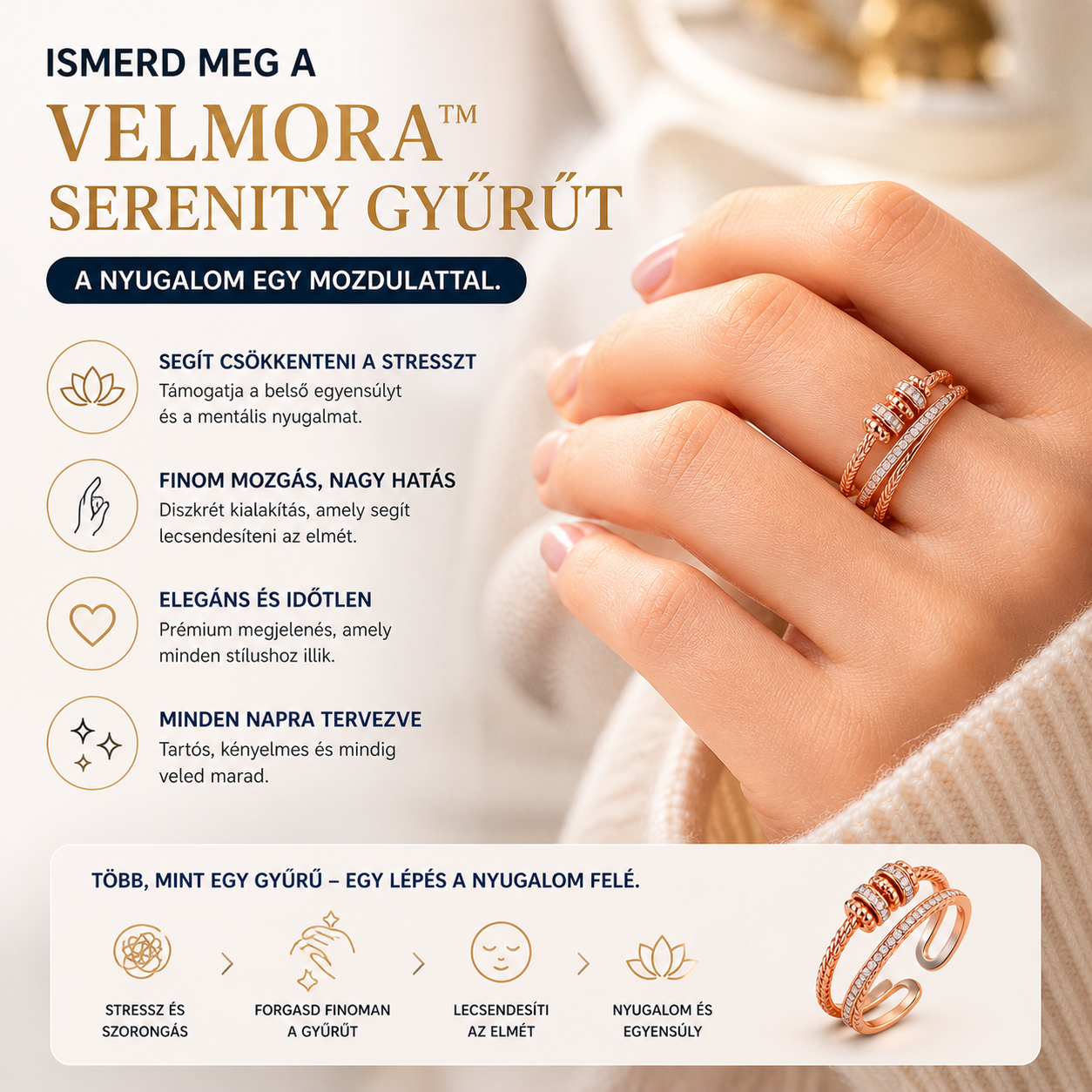 Velmora™ Serenity Gyűrű