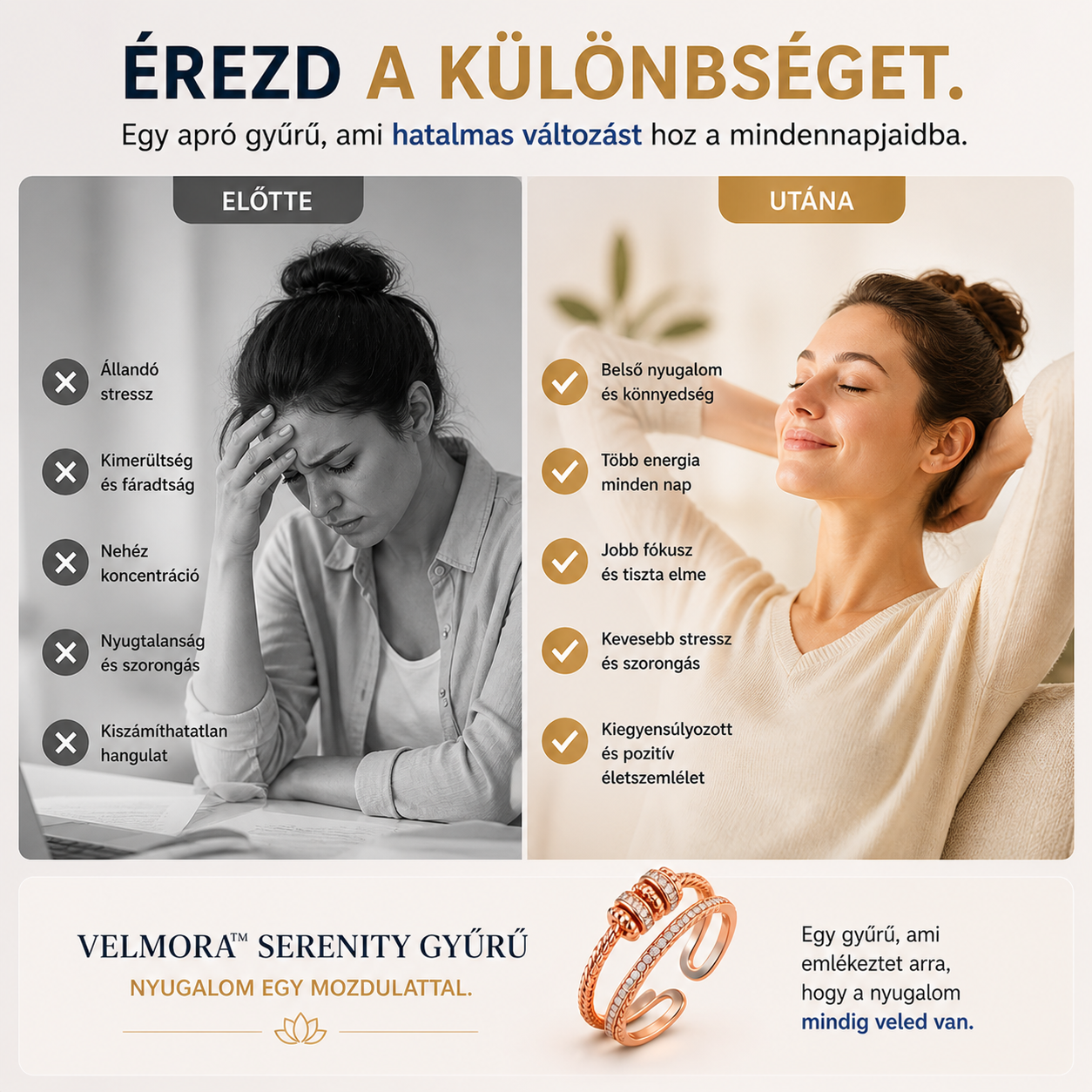 Velmora™ Serenity Gyűrű