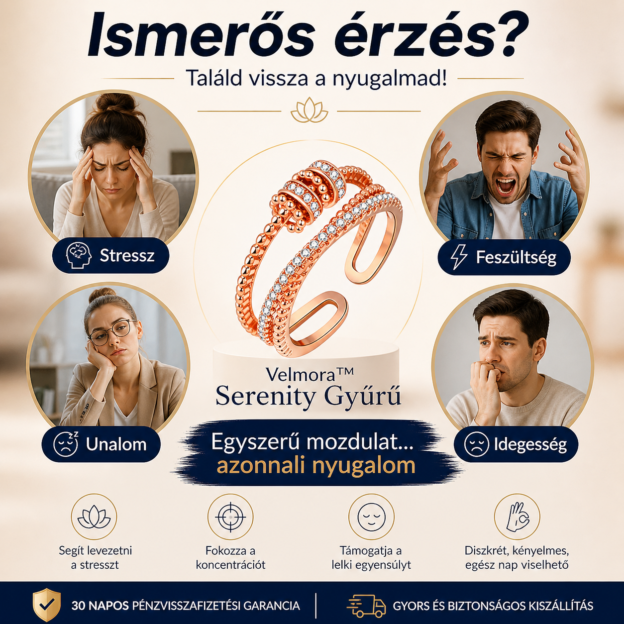 Velmora™ Serenity Gyűrű